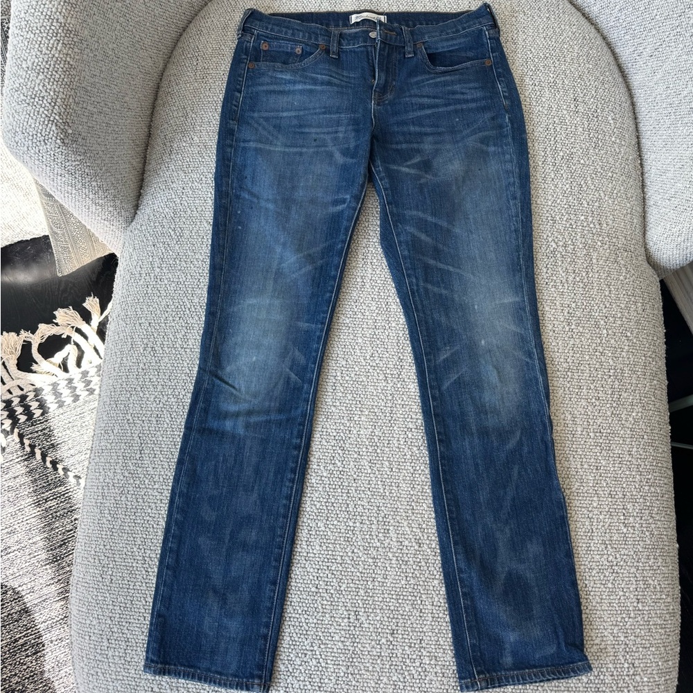 Madewell Distressed Indigo Jeans